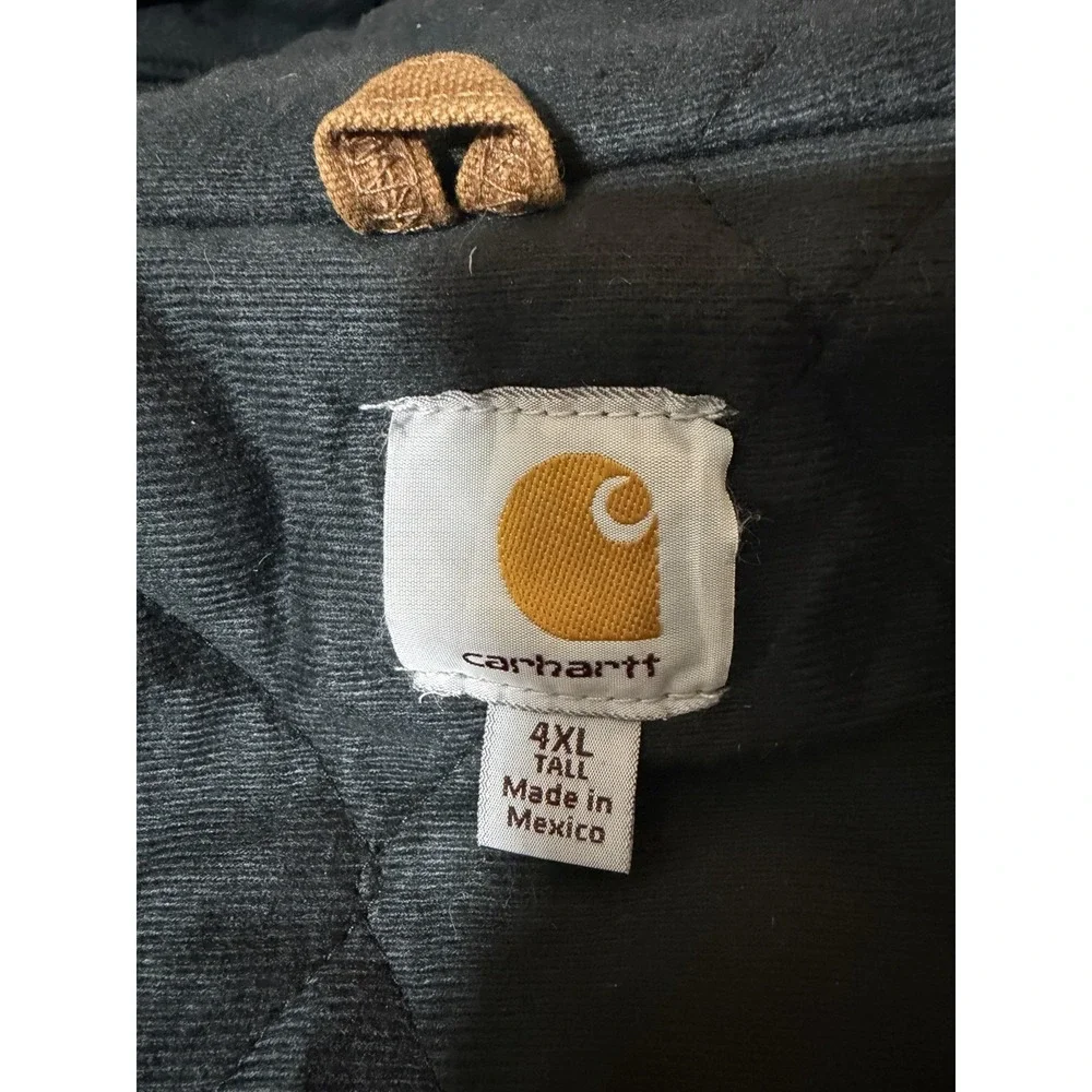 NWT Rare CARHARTT 4XL  Auburn Coat Sandstone Quilt Lined 100826 J130 BRN